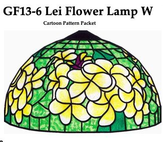 Worden GF13-6 Lei Flower Lamp Pattern