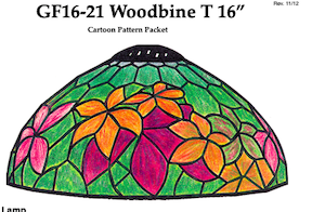 Worden GF16-21 Woodbine Lamp Pattern