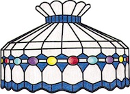 Worden P20-2 Button & Bows Lamp Pattern