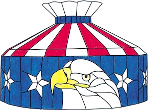 Worden P20-20 Big Bald Eagle Lamp Pattern