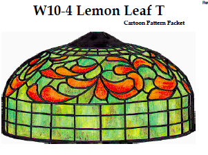 Worden W10-4 Lemon Leaf Lamp Pattern
