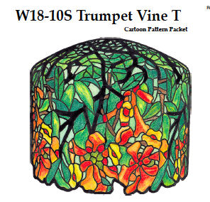 Worden W18-10 Trumpet Vine Lamp Pattern