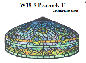 Worden W18-8 Peacock Lamp Pattern