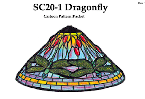 Worden SC20-1 Dragonfly Lamp Pattern w/ Filigrees