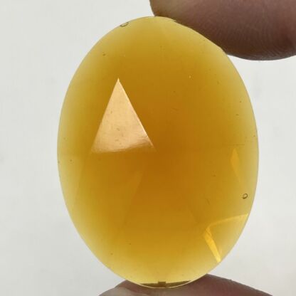 Faceted Oval 30mm x 40mm Jewel-331-02 Amber - Image 2