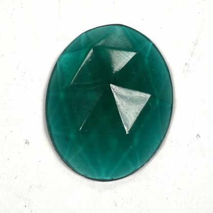 Faceted Oval 30mm x 40mm Jewel-331-312 Aqua - Image 3