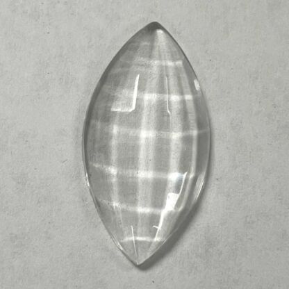 Faceted 15 mm x 30 mm Pointed Oval Jewel 350-01 Clear - Image 2