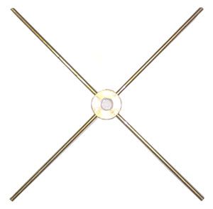 Brass 4-way Spider