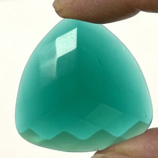 Faceted 35mm Rounded Triangle Jewel TRI35-312
