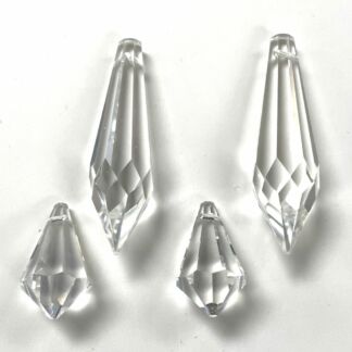 Lead Crystal Teardrop Set #4020 - 4 piece