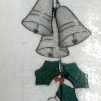 Pre-Cut Glass Kit- Christmas Bell Scroll
