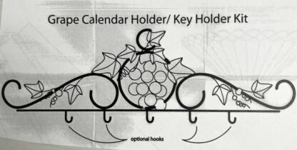Pre-Cut Glass Kit- Grape Calendar Holder/Key Holder