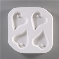 LF133 Quad Heart Holey Mold